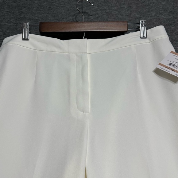 NWT Kasper Kate Classics Vanilla Ice Straight Leg Dress Pants Womens Size 12 - Picture 3 of 11